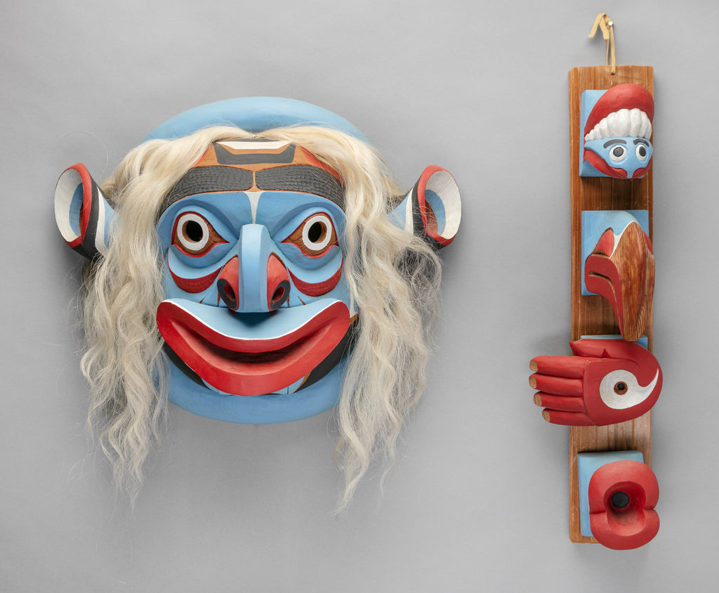 Echo Mask, c. 1980 by Lelooska (1933 - 1996) – Quintana Galleries
