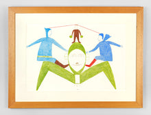 Balance - Original Drawing by Jessie Oonark (1906-1985), Inuit