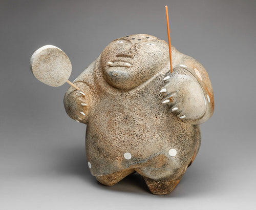 Shaman Transforms Into Polar Bear by Richard Olanna, Inupiaq
