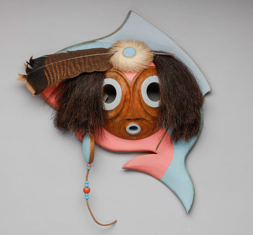 Miskwamagwe (Salmon Spirit) by Gerard Tsonakwa, Abenaki