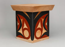 Small Bentwood Box depicting Flicker by Andy Wilbur Peterson, Skokomish
