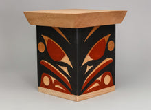 Small Bentwood Box depicting Flicker by Andy Wilbur Peterson, Skokomish