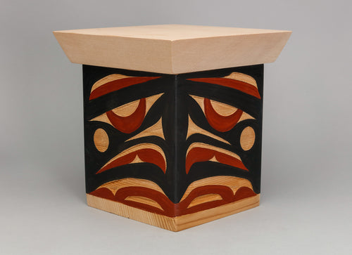 Small Bentwood Box depicting Sea Hawk by Andy Wilbur Peterson, Skokomish