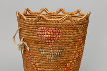 Berry Basket with Rose Designs by Elsie Thomas (1910-2007), Klickitat