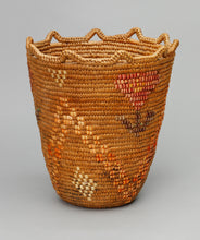 Berry Basket with Rose Designs by Elsie Thomas (1910-2007), Klickitat