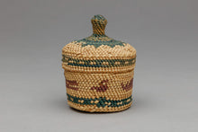 Nuu-Chah-Nulth Treasure Basket with Whales and Birds