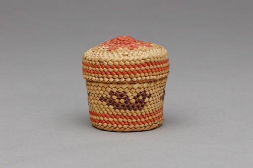 Nuu-Chah-Nulth Treasure Basket with Birds