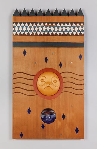 Night Traveler Panel by Lawrence Ulaaq Ahvakana, Inupiaq