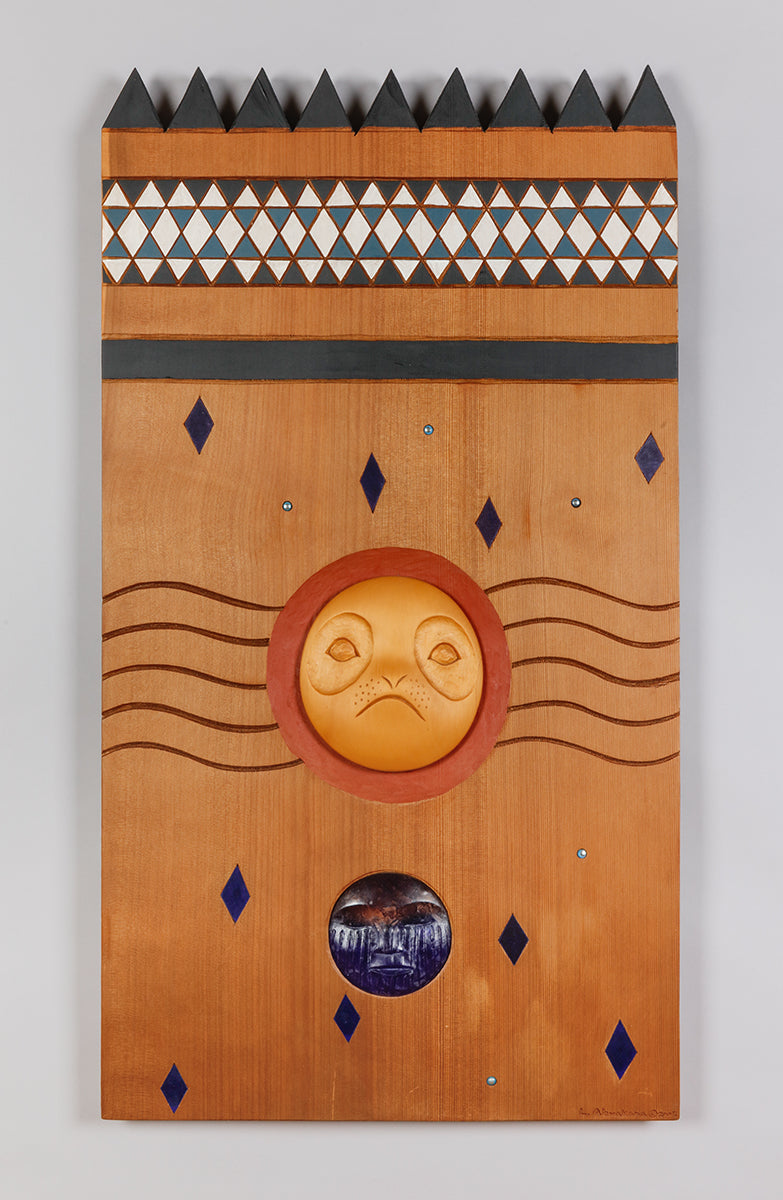 Night Traveler Panel by Lawrence Ulaaq Ahvakana, Inupiaq
