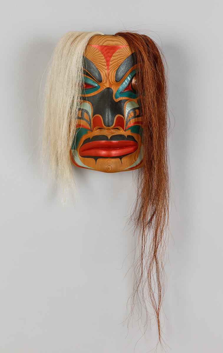 Survivor Mask by Quineesh James, Kwakwaka'wakw