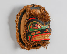 Maskette depicting Moon and Sea Bear by Terrance Issac, Kwakwaka'wakw