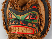Maskette depicting Moon and Sea Bear by Terrance Issac, Kwakwaka'wakw