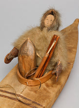 Vintage Hunter in Skin Kayak, Yup'ik Culture