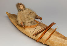 Vintage Hunter in Skin Kayak, Yup'ik Culture