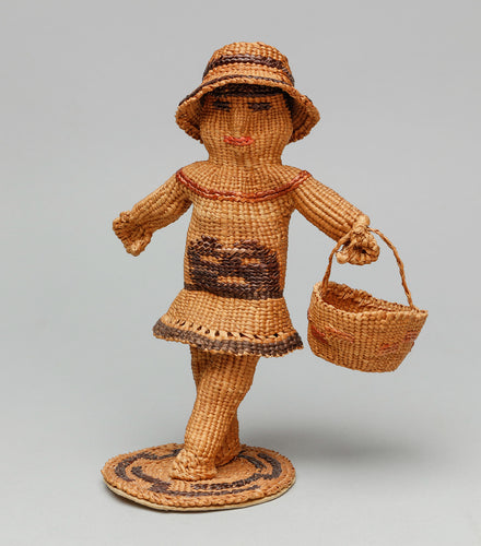 Woven Doll of Woman c.1920, Tlingit