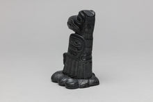 Raven And First Man Carving by Melanie Russ, Haida