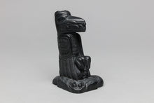 Raven And First Man Carving by Melanie Russ, Haida