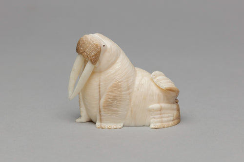 Walrus Carving by Jaime Seppilu, Savoong