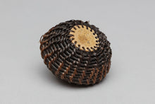 Miniature Baleen Basket With Seal Finial, Inupiaq