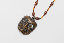 Hawk Man Mask Pendant by Patty Fawn, Cherokee