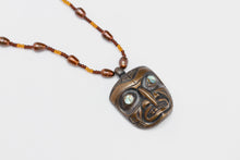 Hawk Man Mask Pendant by Patty Fawn, Cherokee