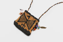 Wasco Woven Pouch Necklace by Pat Courtney Gold, Wasco