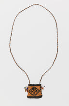 Wasco Woven Pouch Necklace by Pat Courtney Gold, Wasco