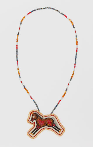 Horse pendant by Maynard White Owl Lavadour, Cayuse and Nez Perce