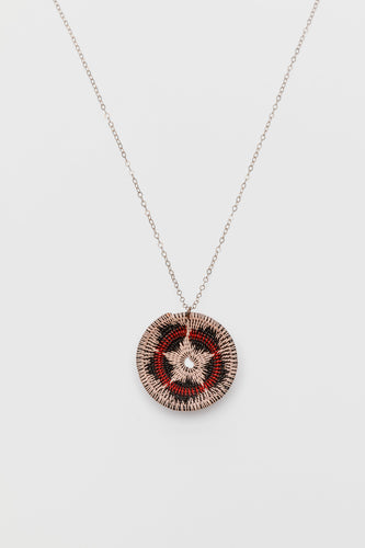 Wedding Basket Pendant by LaKota Scott, Navajo