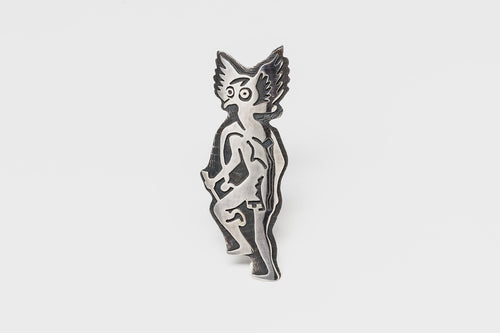 Owl Kachina Pin, Hopi