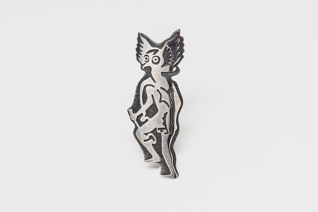 Owl Kachina Pin, Hopi