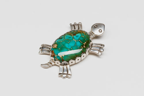 Turtle Pendant, Navajo Jewelry