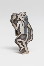 Ring depicting Mudhead Dancer by Watson Honanie (1953-2023), Hopi