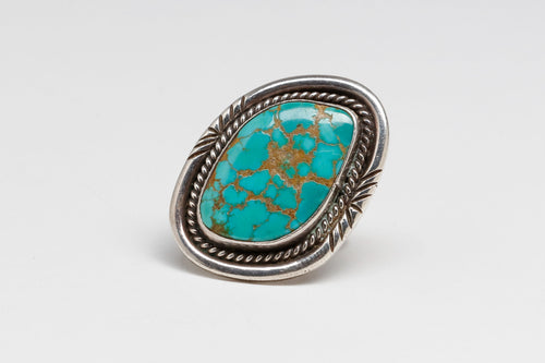 Traditional Turquoise Ring, Navajo