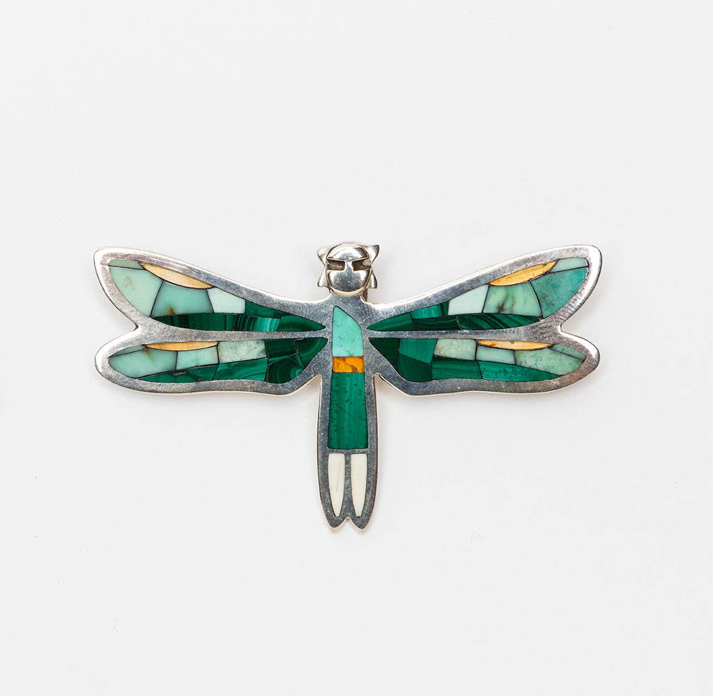 Butterfly Maiden Pin by Rolanda Haloo, Zuni