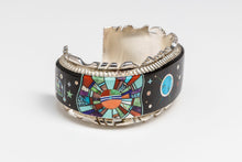 Night Sky Cuff by Alvin Yellowhorse, Navajo