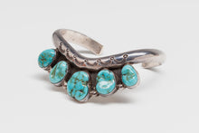 Kingman Turquoise Sweater Bracelet, Navajo