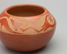 Bowl with Avanyo by Adelphia Martinez (1935-2022), San Ildefonso Pueblo