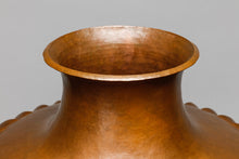 Large Ribbed Copper Vessel, Michoacan