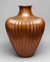 Large Ribbed Copper Vessel, Michoacan