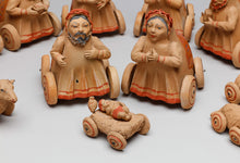 Rolling Nativity Figures by Elias Anguiano Estrada (1958-2020), Jalisco