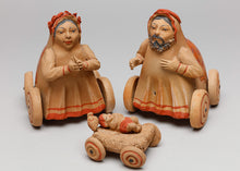 Rolling Nativity Figures by Elias Anguiano Estrada (1958-2020), Jalisco