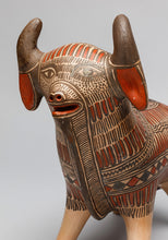 Candle Holder depicting a Bull, Guerrero