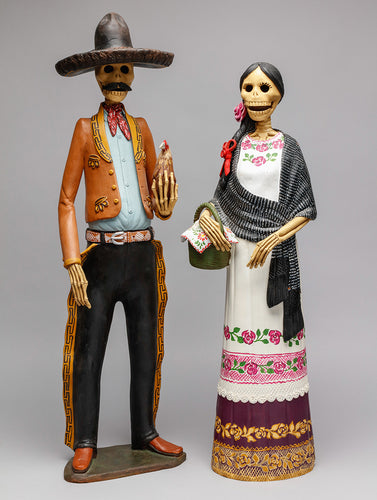 Dia De Los Muertos Charro Couple by Alvaro de La Cruz Lopez, Michoacan