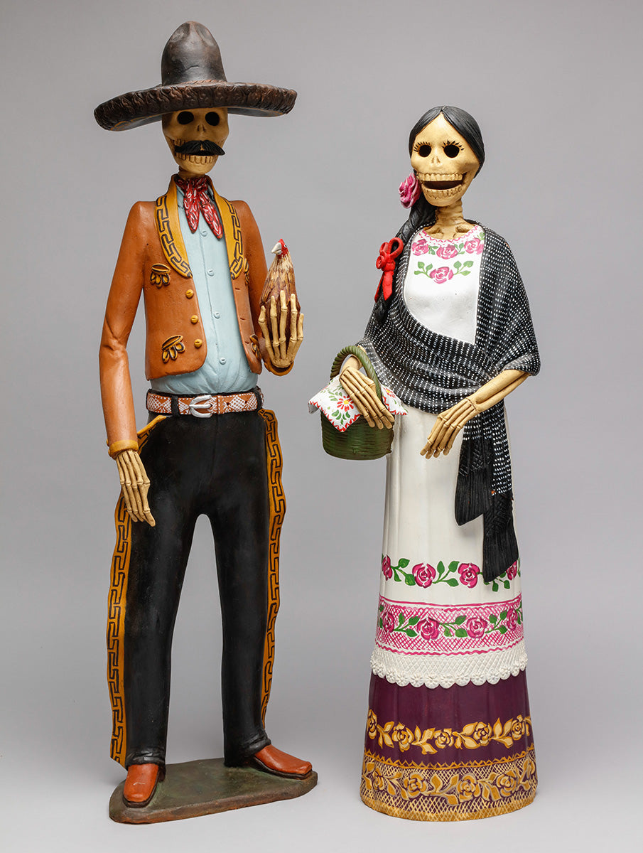 Dia De Los Muertos Charro Couple by Alvaro de La Cruz Lopez, Michoacan