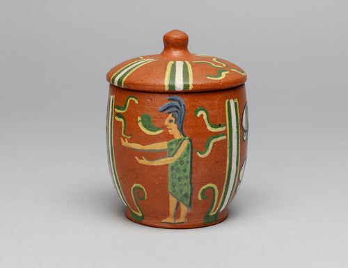 Container with Mayan Figurative Art, Chiapas