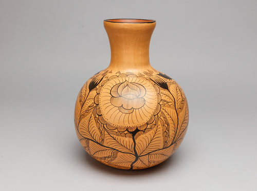 Purépecha Vase with Flora and Fauna, Michoacan
