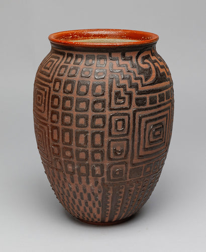 Purhépecha Vessel by Luis Manuel Morales Gamez, Michoacan