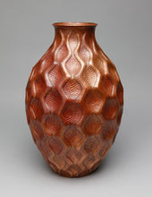 Honeycomb Copper Vessel by Roberto Castro Hernandez, Michoacan
