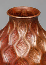 Honeycomb Copper Vessel by Roberto Castro Hernandez, Michoacan